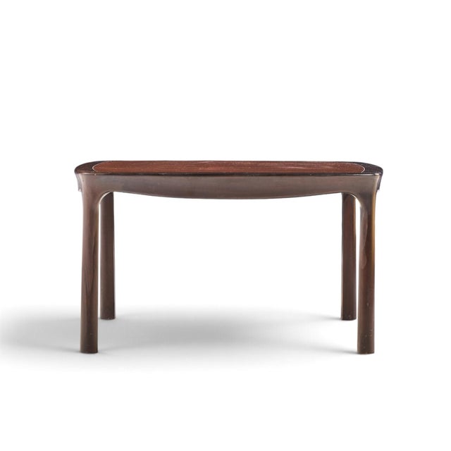 Mid 20th Century Edward Wormley for Dunbar Mid Century Rosewood Coffee Table For Sale - Image 5 of 10
