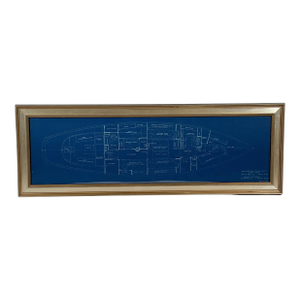 Cabin Plan Blueprint of the Yacht “Spirit”