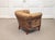Animal Skin Vintage Swedish Chesterfield Club Chair, 1920s For Sale - Image 7 of 12