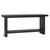 Modern Black Salvaged Wood Console Table For Sale - Image 4 of 5