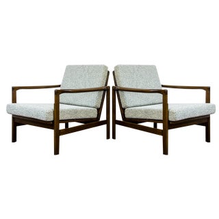 Set of B-7522 Armchairs by Zenon Bączyk, 1960s For Sale