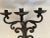 Very Large Hand Forged Iron Candle Sconces For Sale In Philadelphia - Image 6 of 10