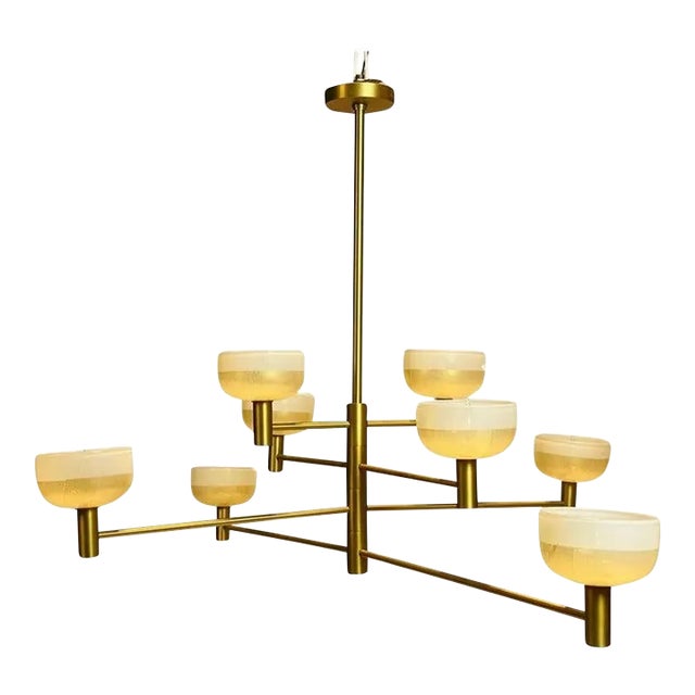 Four-Tier Otto Luce Chandelier by Cartwright New York, Usa 2021 For Sale