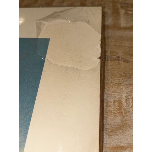 Sky Blue 1975 “America’s Cup ’74” Nautical Print – Hand Signed by Ted Hood & Olin Stephens – Vintage Sailing Artwork For Sale - Image 8 of 8