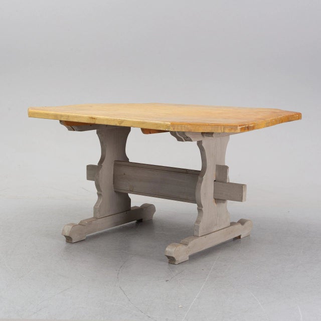 Vintage Swedish Kitchen Table For Sale - Image 5 of 5