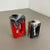Pottery Fat Lava Hole Vases from Übelacker Ceramics, Germany, 1970s, Set of 3 For Sale - Image 3 of 18