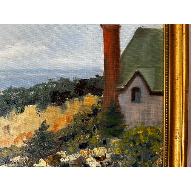 Coastal Seascape Original Oil Painting, Ken Knight For Sale - Image 9 of 11