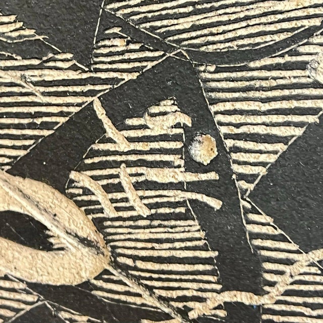 Massive Mid-Century Modern Sgraffito Ceramic Floor Vase For Sale - Image 9 of 12