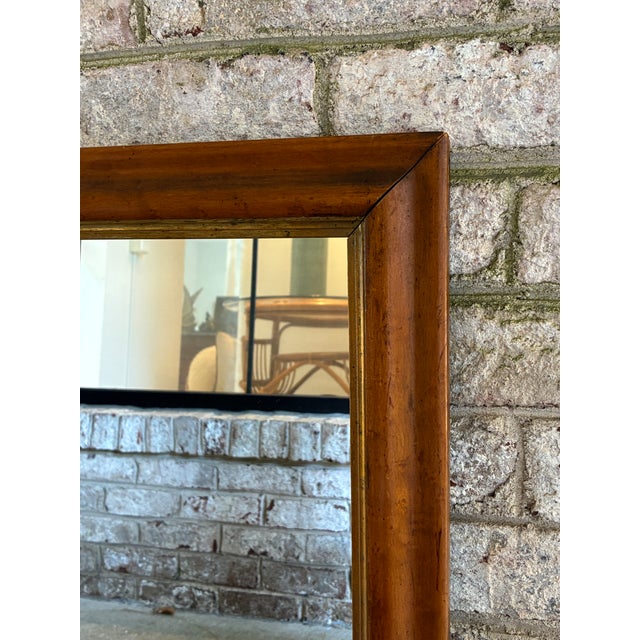 Vintage Wooden Mirror, Early American For Sale - Image 10 of 15
