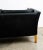 Mid-20th Century Danish Modern Two-Seat Leather Sofa Attributed to Børge Mogensen in Black For Sale - Image 10 of 12