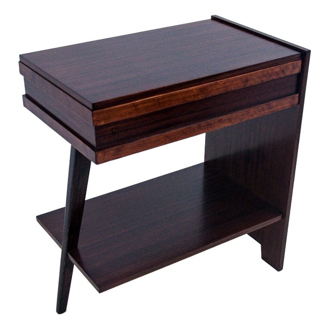Art Deco Side Table, Poland, 1950s For Sale