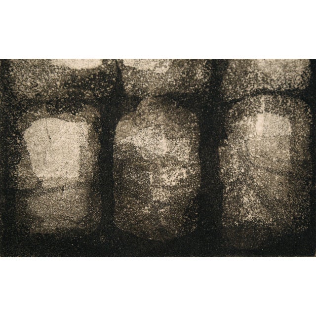 "Sum of the Parts" - Abstract Etching in Ink on Paper (#3/20) For Sale - Image 4 of 8