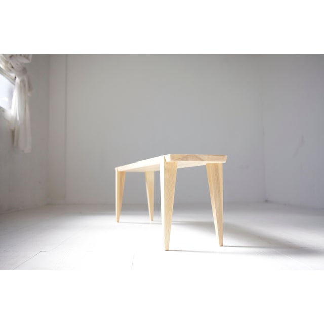 Modern Oslo Bench in Ash by Studio Moe For Sale - Image 3 of 4