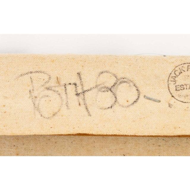 Jack Roth "Rope Dancer 35" Acrylic on Canvas, 1980 For Sale - Image 10 of 10