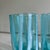 Riviera Blue Striped Italian Murano Glass Tumbler Glasses With Scalloped Rim Set of 6 For Sale - Image 9 of 10