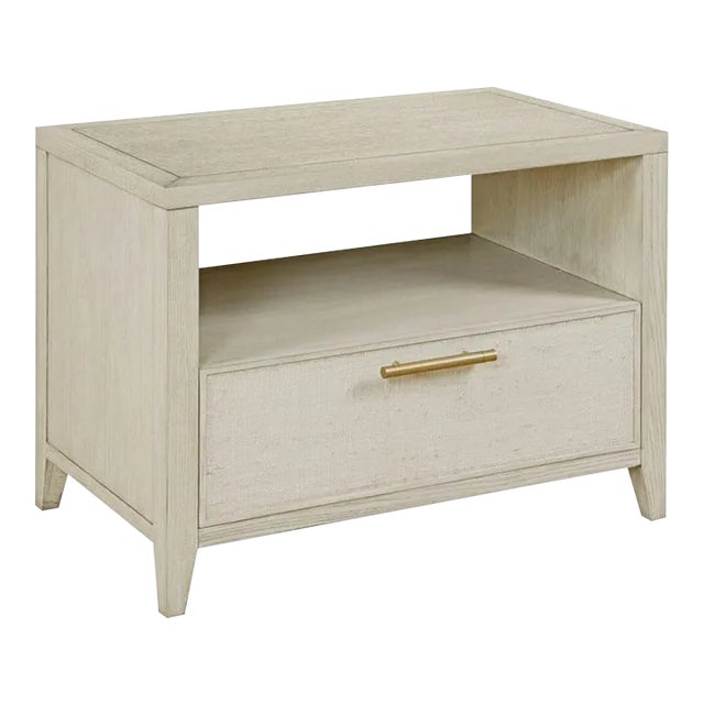 Woodbridge Furniture Ariel Bedside Chest, Luna Finish For Sale