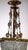 1930s Antique French Brass Glass Grape Shade Chandelier, 1930s For Sale - Image 5 of 11