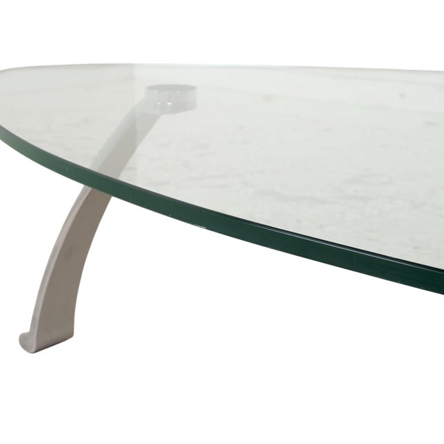 Glass 5021 Glass Coffee Table in Silver from Rolf Benz For Sale - Image 7 of 16