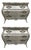Hooker Traditional Antique Silver Sanctuary Nightstands Pair For Sale