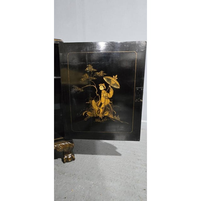 Fine Chinoiserie 2-Door Cabinet, 1900 For Sale - Image 9 of 18