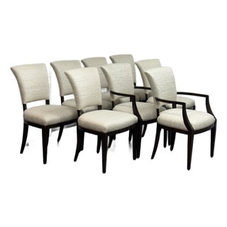 Armani by Nancy Corzine Venus Dining Chairs, Set of Eight For Sale