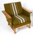 Henning Kjaernulf Danish Mid Century Modern Lounge Chair W Straight Paddle Arms For Sale - Image 4 of 9