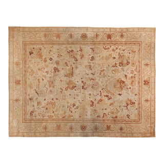 Oversized 1880s Antique Indian Amritsar Rug For Sale