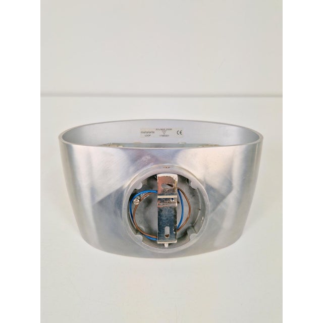 Loop Sconce by Alex Hochstrasser for Metalarte, 1990s For Sale - Image 10 of 14
