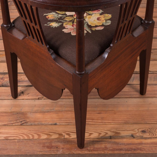 Mahogany Corner Necessary Chair For Sale In Savannah - Image 6 of 10