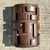 Vintage Boho French Brutalist Wall Sconce For Sale In West Palm - Image 6 of 7