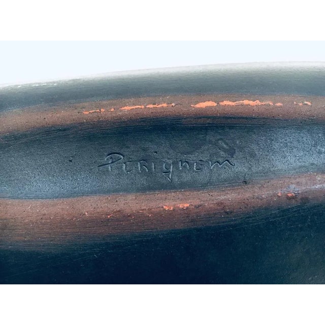 Ceramic Art Ceramic Surfboard Bowl Dish by Rogier Vandeweghe for Perignem Studio, Belgium, 1960s For Sale - Image 7 of 12