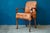 Natural elegance, an inviting silhouette, and guaranteed comfort define this magnificent bridge chair, a French Art Deco...