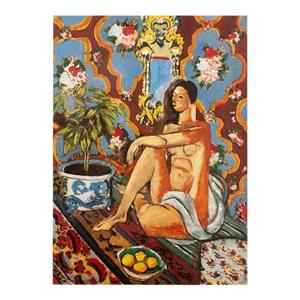 1994 After Henri Matisse "Decorative Figure on an Ornamental Ground", Large First Edition Poster