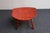 1960s Danish Modern Low Stool in Red Stained Oak by Ejvind Johansson for Fdb Mobler For Sale - Image 5 of 12