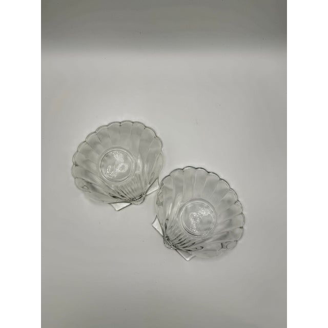 Mid 20th Century Modernist Seashell Shaped Bowl, Trinket - Pair For Sale - Image 5 of 11