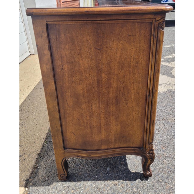 Wood 1980s Henredon Country French Long Dresser For Sale - Image 7 of 12