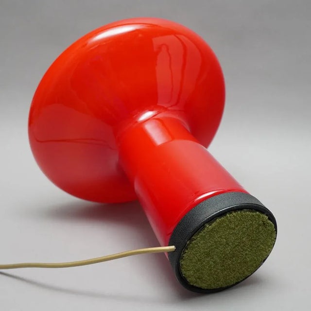 1960s Glass & Chrome Table Lamp from Hiemstra Evolux, 1960s For Sale - Image 5 of 6