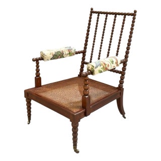Victorian English Armchair in Brass, 1880 For Sale