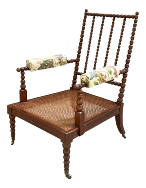 Victorian English Armchair in Brass, 1880