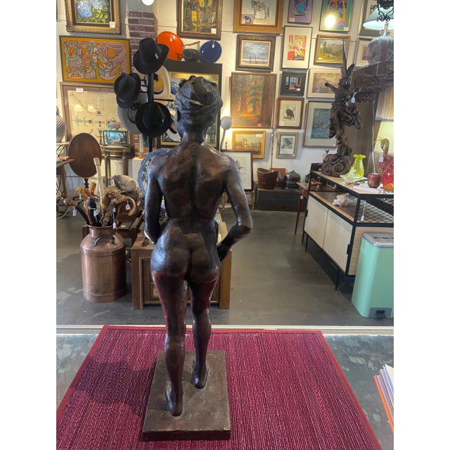1980s Bronze of Nude Woman by Marlene Amerian For Sale - Image 5 of 10