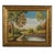 Realism Framed Pair of Signed Oil on Board Landscape Paintings in Gilt Frames For Sale - Image 3 of 7
