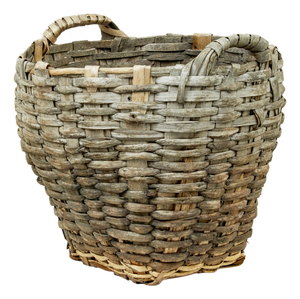Large Handwoven Pine Basket, 1880