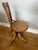 1920s Solid Oak Bankers Chair For Sale In Minneapolis - Image 6 of 10