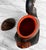 Paint Vintage Chinese Black & Red Lacquer Swan Storage Box Jar For Sale - Image 7 of 11