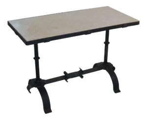 Iron & Marble Low Table