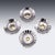 Antique 20th Century French Silver Butter Dishes from Christofle, Paris, 1890s, Set of 8 For Sale - Image 4 of 18