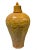 Lg Chinoiserie Octagonal Imperial Yellow Porcelain Famille Jaune Vase 21.5" H For Sale In New York - Image 6 of 10