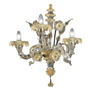Italian Murano Glass Chandelier by Simoeng For Sale