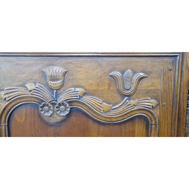 Antique Fine Carved Signed French Wardrobe Armoire For Sale In Philadelphia - Image 6 of 16