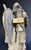 Lombard Artist, Polychrome Sculpture Depicting an Angel, 17th Century, Wood For Sale - Image 12 of 17